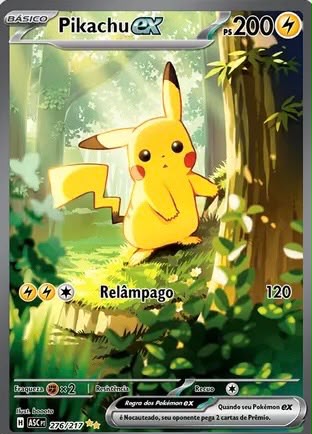 Carta Pikachu ex